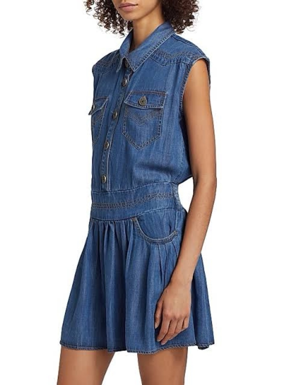 Ramy Brook Paxton Denim Mini Dress